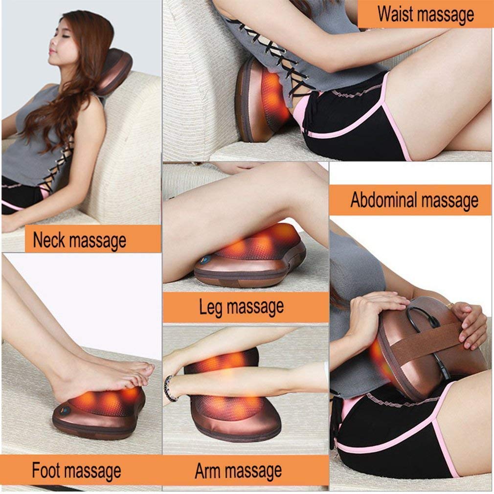 Electronic Neck & Full Body Massager Cushion/Pillow with Heat