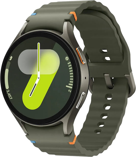 Samsung Galaxy Watch 7 (Green)(44mm, Green, BT+LTE) with 3nm Processor | Dual GPS | Sapphire Glass & Armour Aluminum | 5ATM & IP68 | HR, SpO2, BP & ECG Monitor