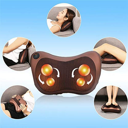 Electronic Neck & Full Body Massager Cushion/Pillow with Heat