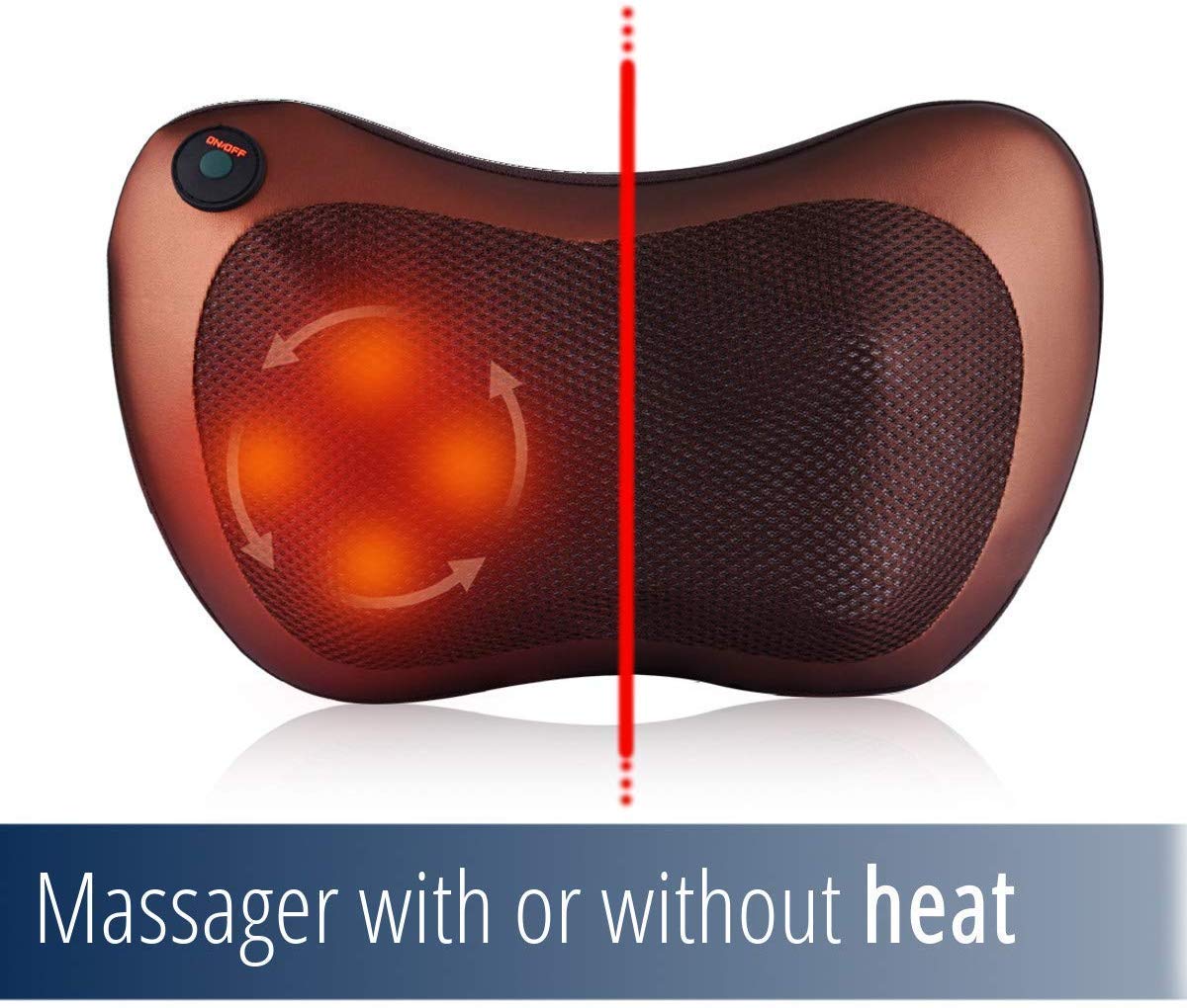 Electronic Neck & Full Body Massager Cushion/Pillow with Heat