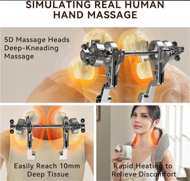 Heat,Electric Neck Massager